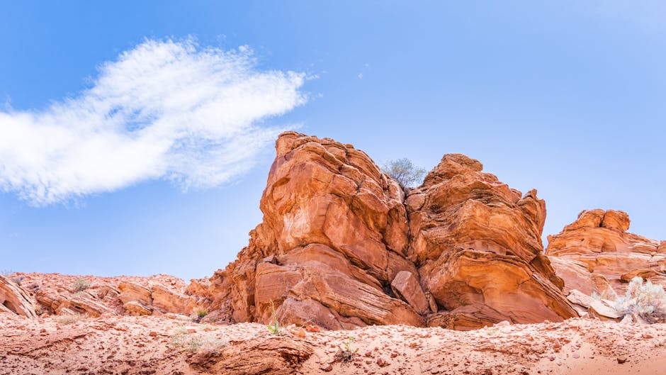 Layered Rock Formations at Canyon X in Navajo Nation